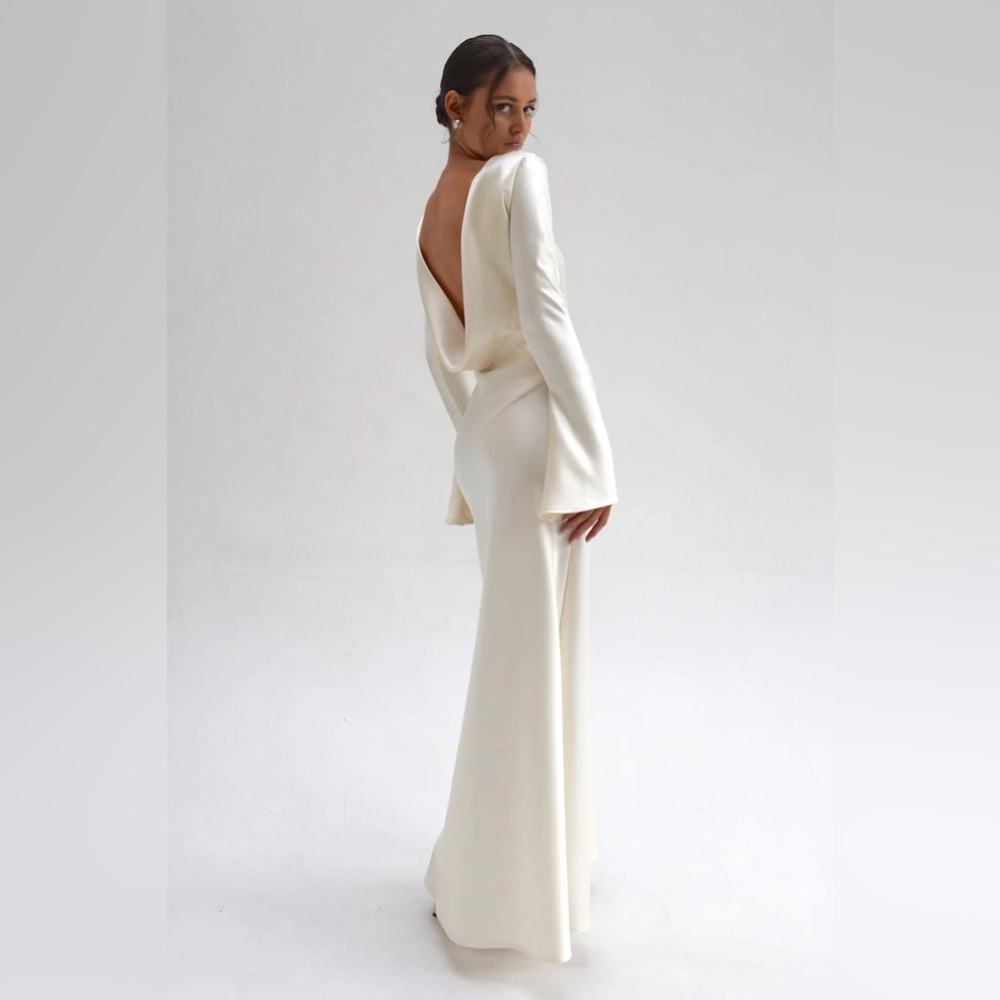 Long sleeved white dress, Olivia Rose (now One Addington) Eden Dress